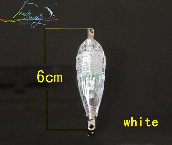 Diepzee Vissen Zoetwater Universele Led Vis Attractie Lamp Diep Water Vissen Lamp Vis Lokken Verlichting Met Batterij: white 6cm