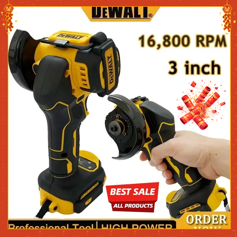 Dewalt cordless angle grinder, cutting machine, grinding and polishing machine, electric diamond grinder, power tools