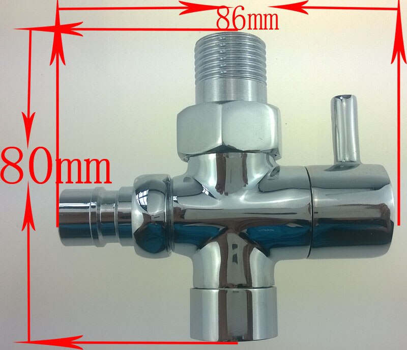 Jalostettu kupari tukeva ei ruostu kylpyhuonehana tarvikkeet jakoputki suihku vedenerotin osaventtiilin kytkinventtiili
