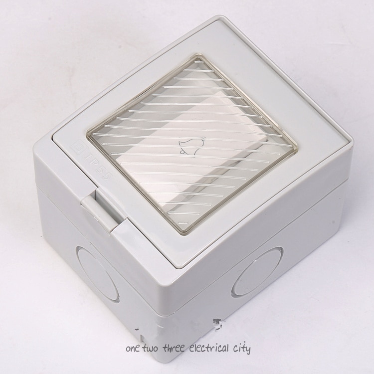 Interrupteur de bouton de sortie de sortie extérieur étanche IP55 pour ouvre-porte de sonnette de serrure de porte