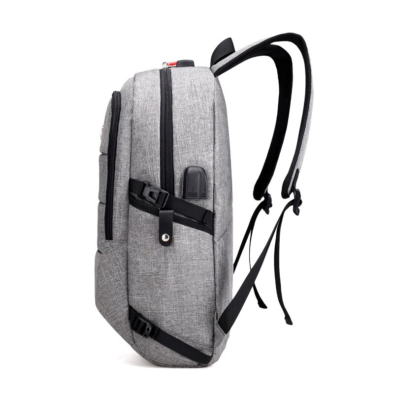 ZENBEFE Anti-Theft Backpacks With Coded Lock Backpacks Canvas School Bag For Student Bookbag USB Port Travel Rucksack Laptop Bag