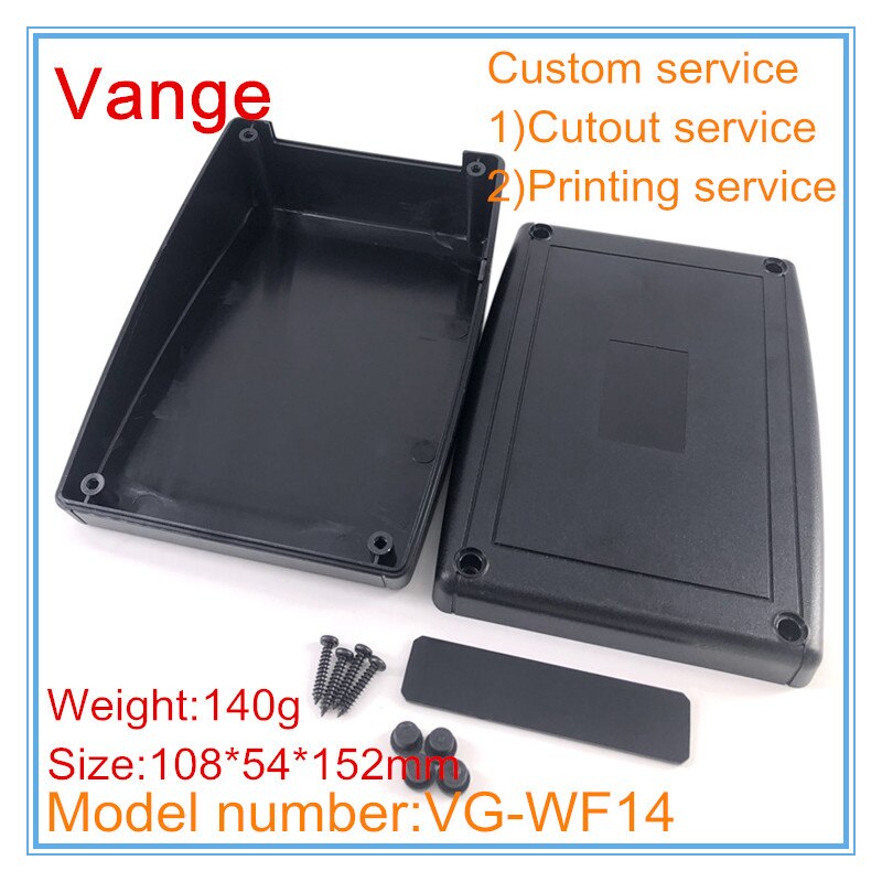 5 stks/partij extrusie junction box 108*54*152mm IP54 ABS plastic behuizing diy case voor signaal versterker module