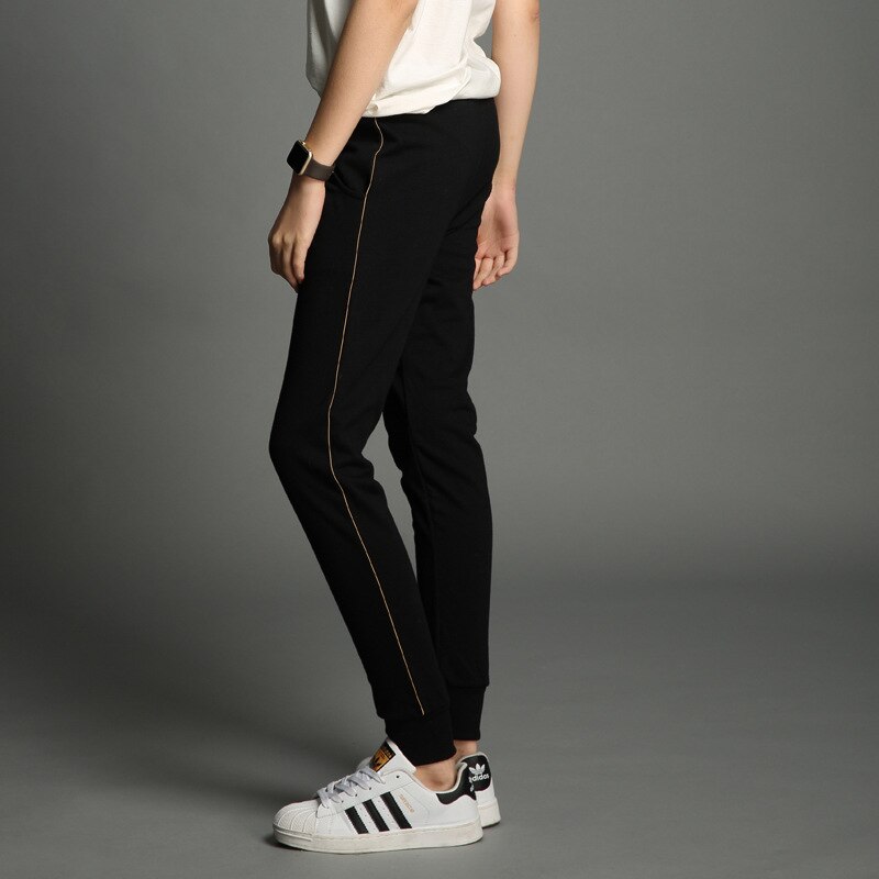 Female Loose Cotton Running Trousers Sport Pants Women Fitness Jogging Pants Women Workout Sports Training Pants Gym Sportswear: Black / XXL