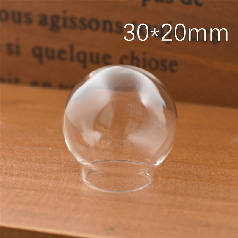 10 Stück 15–30 mm hohle Glaskugel, blasiert, Glasflaschenperlen mit See, DIY Kugeln, Schmuckzubehör, Glasperlen, Zubehör, handgefertigt: Weiß