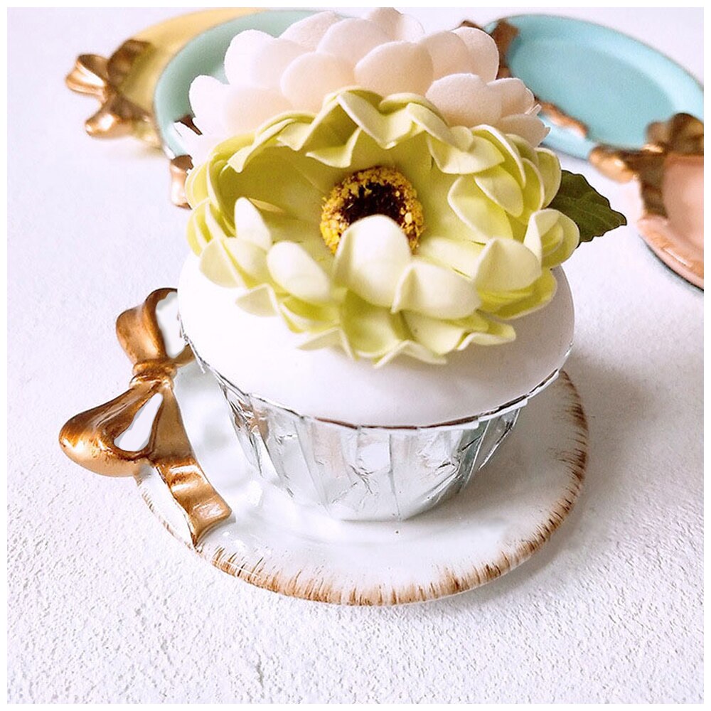 Plato de postre, posavasos, taza, resina sintética, lazo vintage, fruta, magdalenas, galletas, bandeja de aperitivos, mini vajilla para fiesta