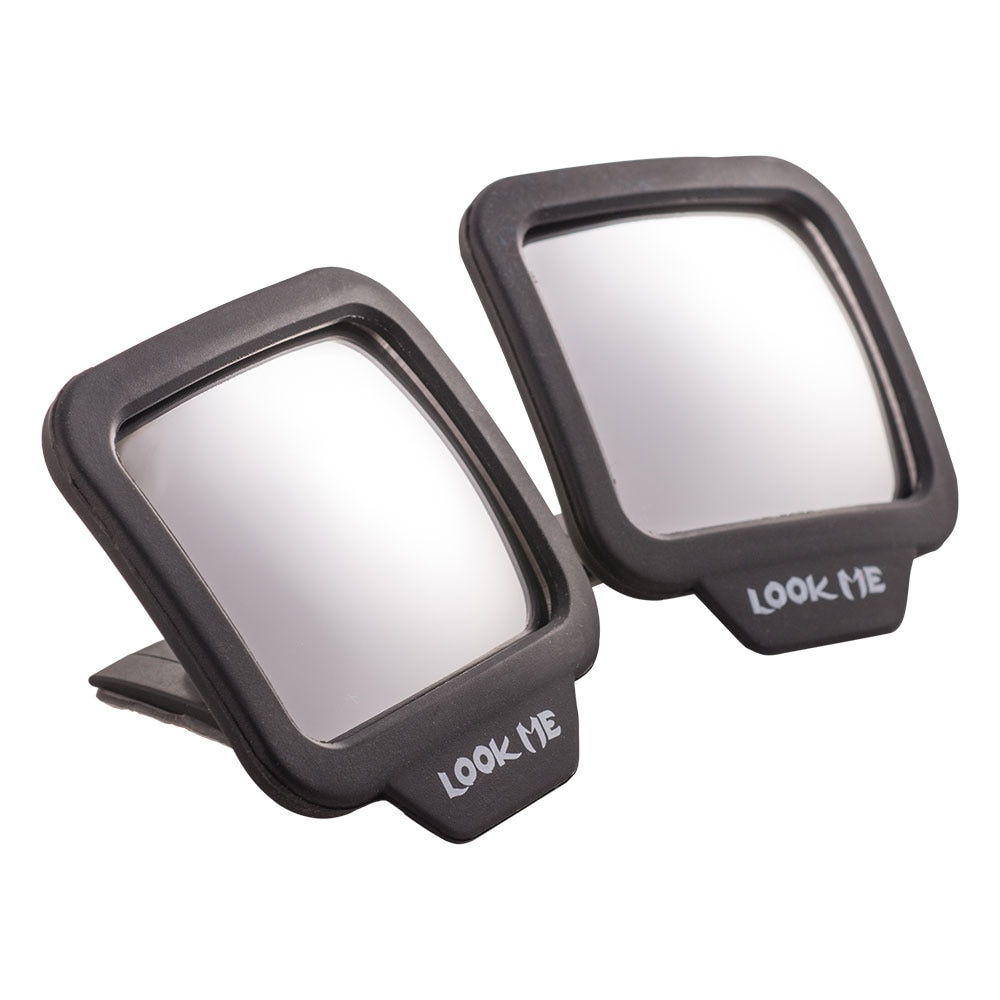 2 stk blindspejl spejlepind vidvinkel bilside parkering visning konveks selvklæbende biltilbehør justerbar