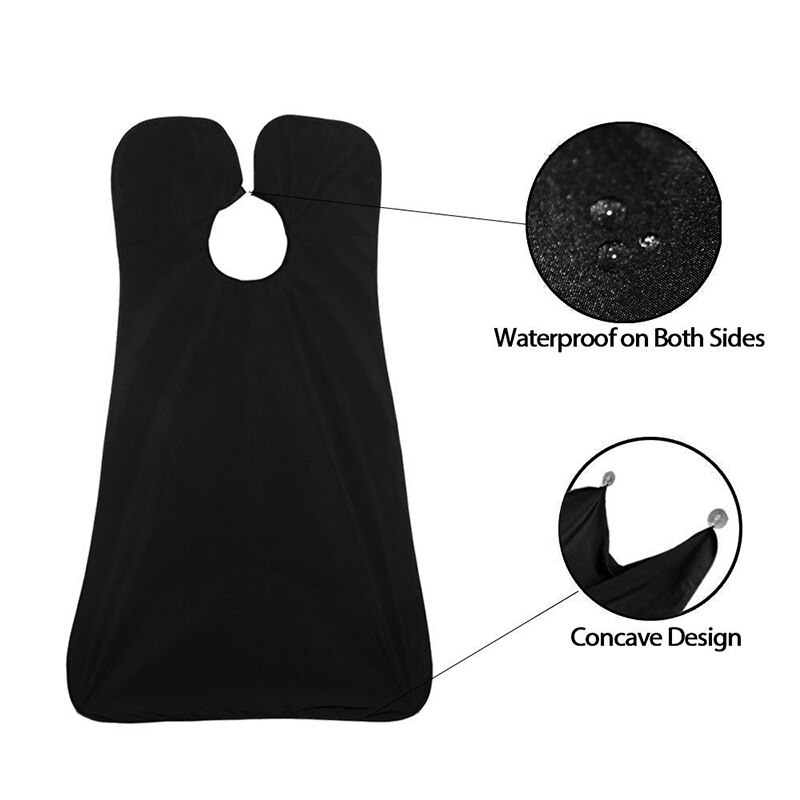 Toalla de afeitado de barba para hombre, paño de almacenamiento para mantener la barba pequeña, limpieza de cara, paño impermeable para el hogar
