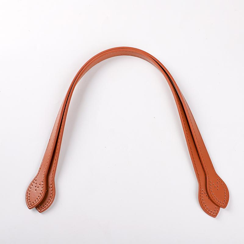 1 Pair Leather bag Handles 58cm Bag Belt Accessories For Bags DIY Replacement Bag Handles Purse Strap Handbag Strap Bag strap: 6