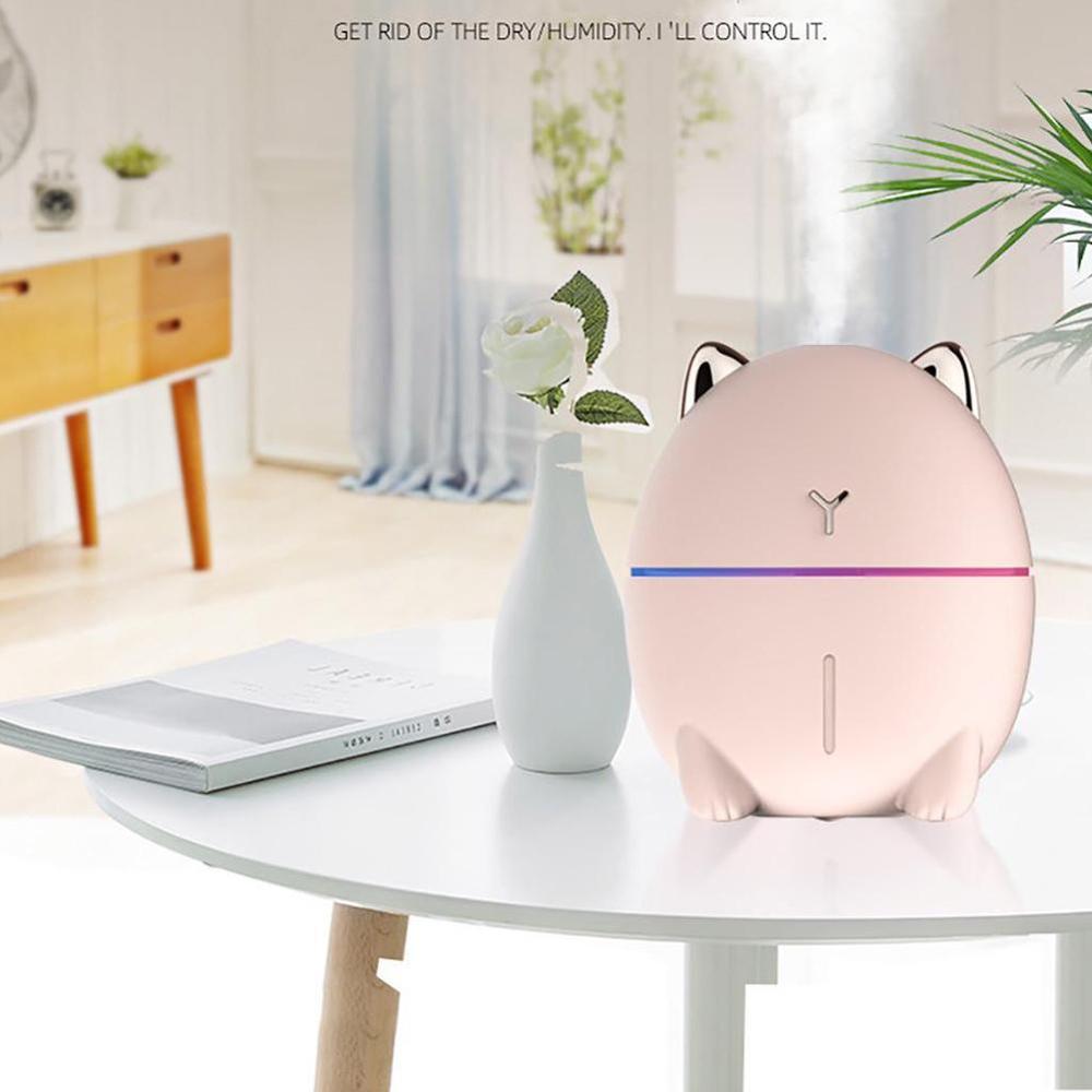 Haushalt USB Luftbefeuchter Kleine Bär Luftbefeuchter Nebel Reiniger Diffusor Luftbefeuchter Luft Aroma D5M4