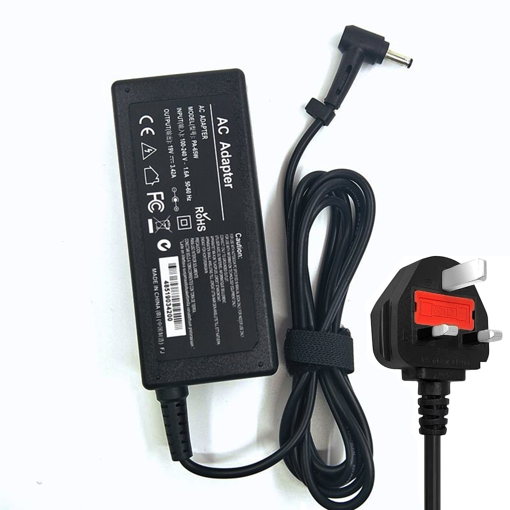 Chargeur d'alimentation pour ordinateur portable, 19V, 3,42 a, 65W, 4.0x1.35, adaptateur pour Asus Zenbook UX32VD UX305CA ux31a x201e ux305f s200e ADP-65DW: YELLOW
