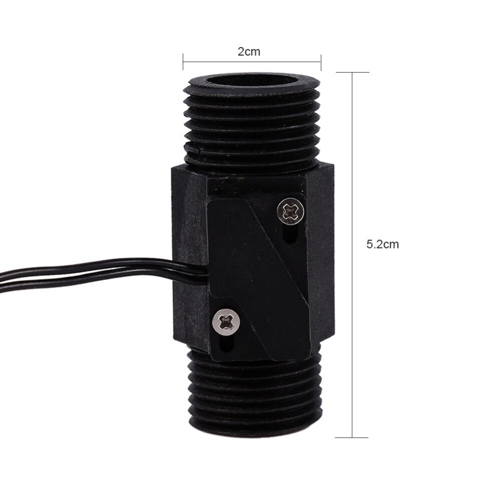 Plastic Water Flow Switch Vertical/Horizontal Water Sensor Magnetic AC 220V