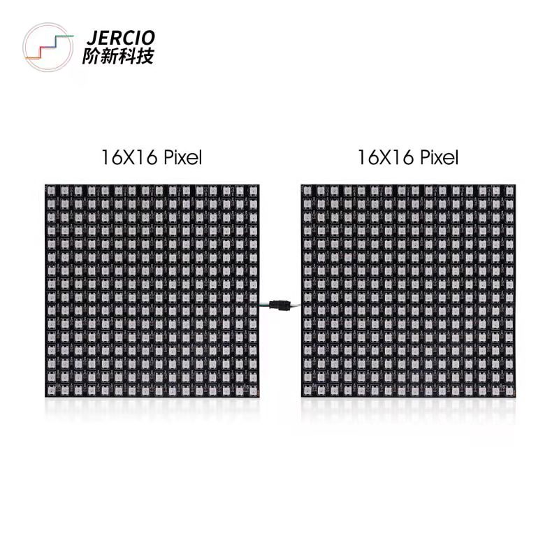 WS2812B RGB flexibel 16x16 Pixel Tafel Matrix Bildschirm ECO LED-modul WS2812 IC Einzeln Adressierbaren DC5V: Lila