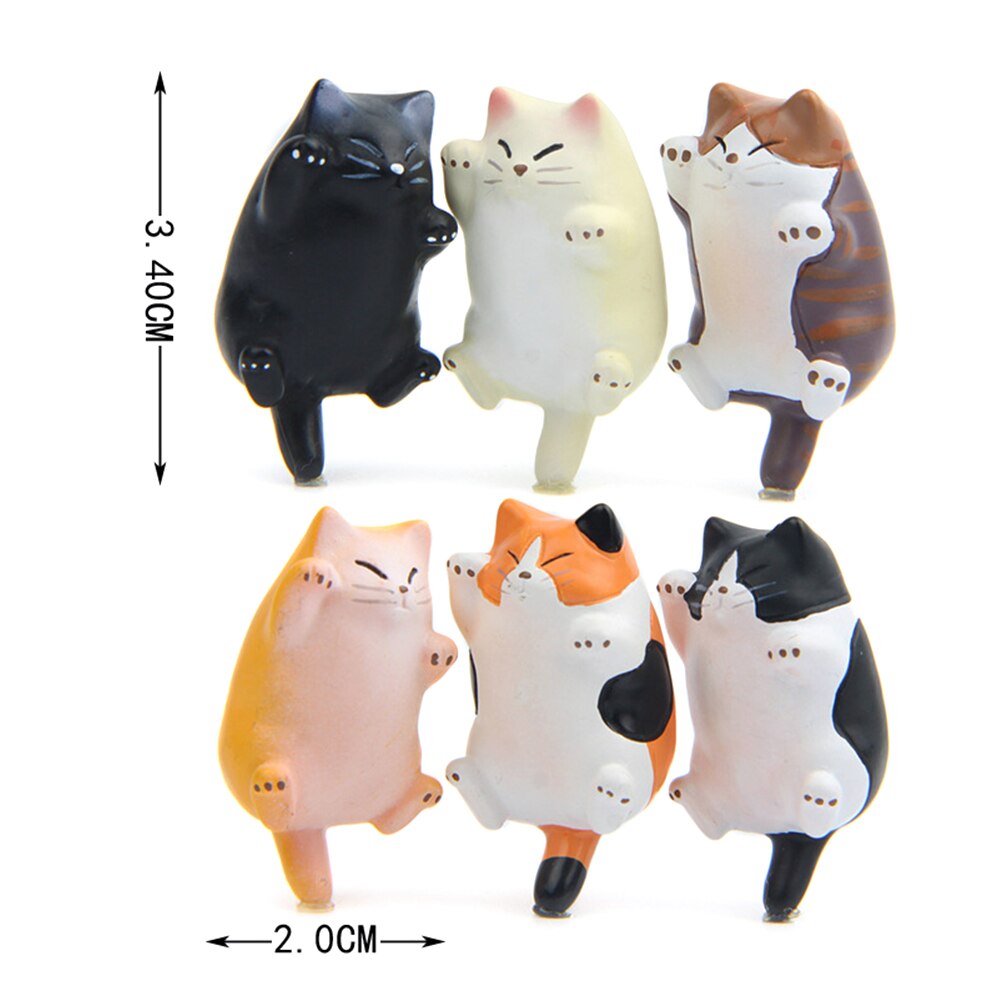 Cartoon Fat Cat Animal Refrigerator Magnetic Sticker Resin Fridge Home Decor three-dimensional magnetic refrigerator magnet