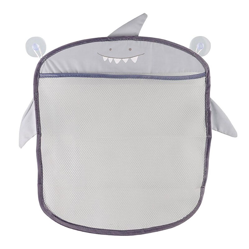 Baby Bathroom Bath Toys Organizer Storage Bag Basket Net Bathing Pool Interactive Toy Water Shower Set For Kids Children: Gray