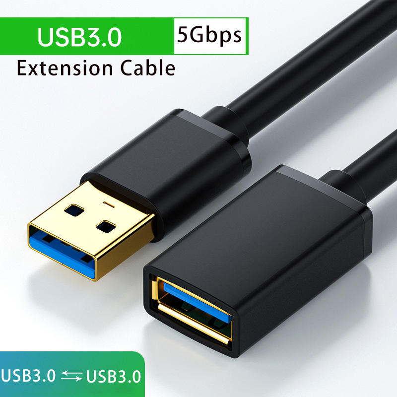 USB 3.0 Extension Cable Male To Female Fast Transfer Data Cable for PC TV Car DVR Hard Disk USB 3.0 2.0 Extender Cord Cable