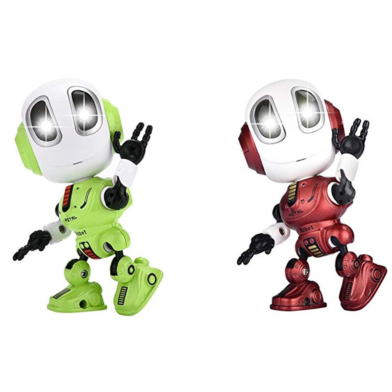 Optagelse talende robot til børn børn legetøj, uddannelsesmæssige robotter legetøj ledede øjne kontaktkontrol bedste fødselsdag i 3 år o
