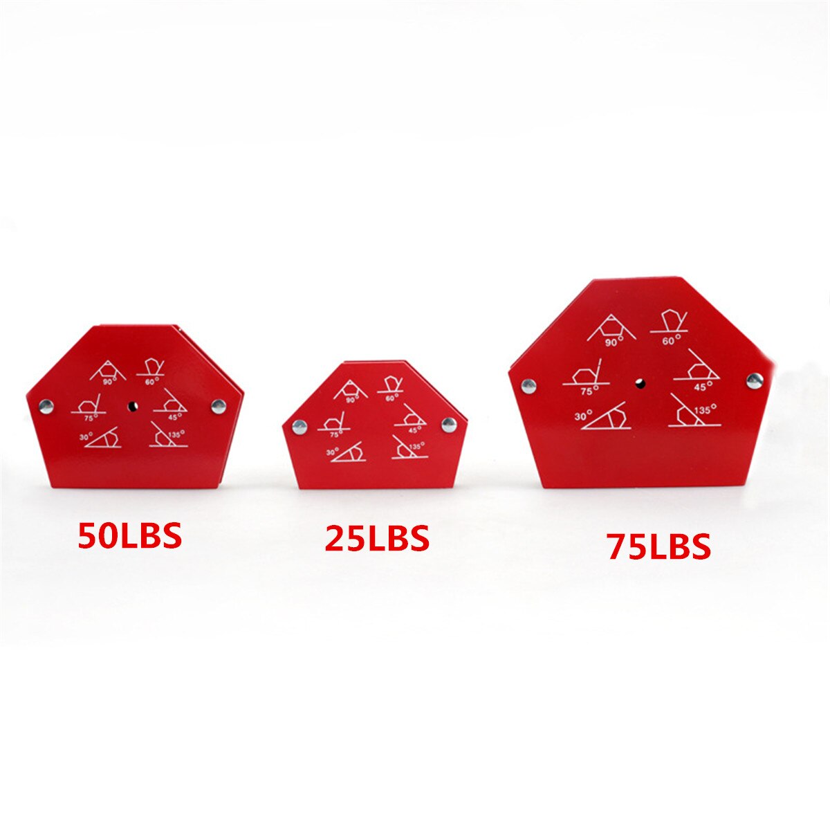 Multi-angle Welding Magnet Welding Holder Arrow Magnetic Clamp for Welding Magnet 25lbs/50lbs/75lbs Welding Locator