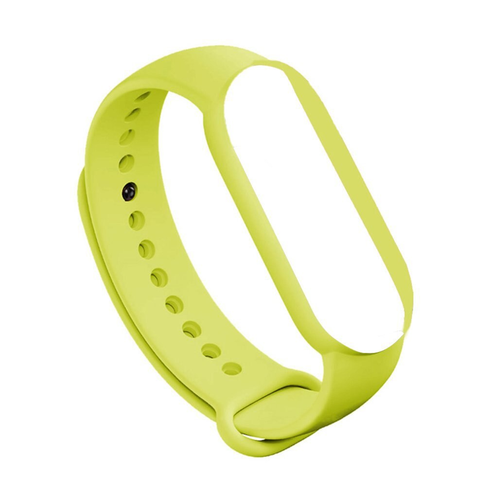 Adatto Per Mi Band 5 Wristband di Ricambio Cinghia Del Wristband Del Braccialetto Della Cinghia di Fitness Tracker Wristband: green