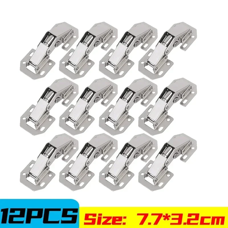 Charnières d'armoire en acier, 90 degrés, sans perçage, tampon hydraulique, porte, fenêtres, plus proche, outils de quincaillerie pour meubles: Noir / or