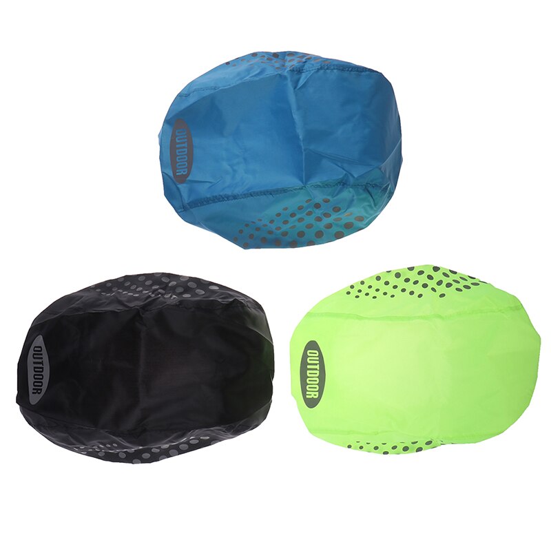 Reflective Bike Helmet Cover Waterproof Windproof Bicycle Helmet Rain Cover