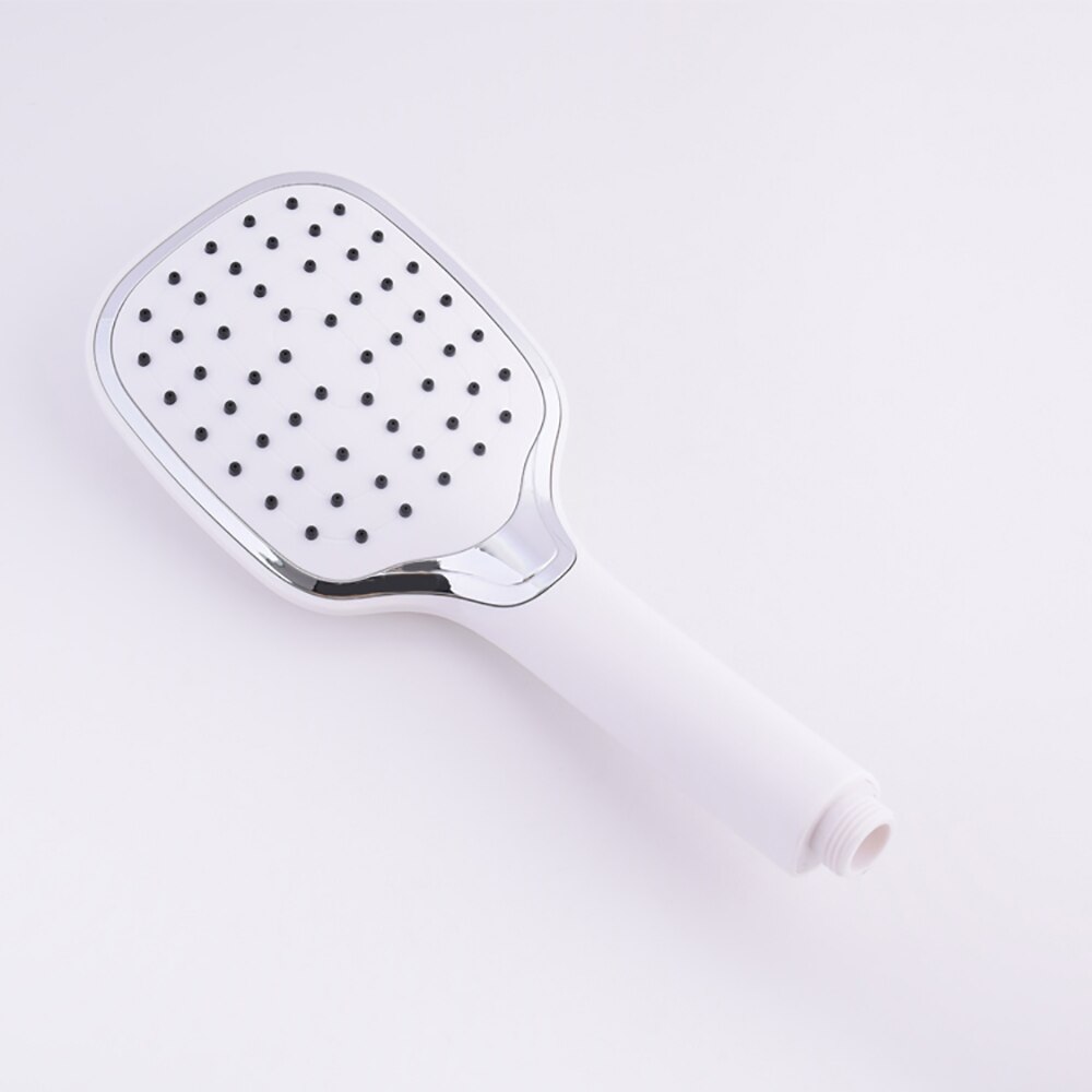ABS Plastic Square Head Shower Hand Held Shower Head Gold Large Bathroom Shower Head