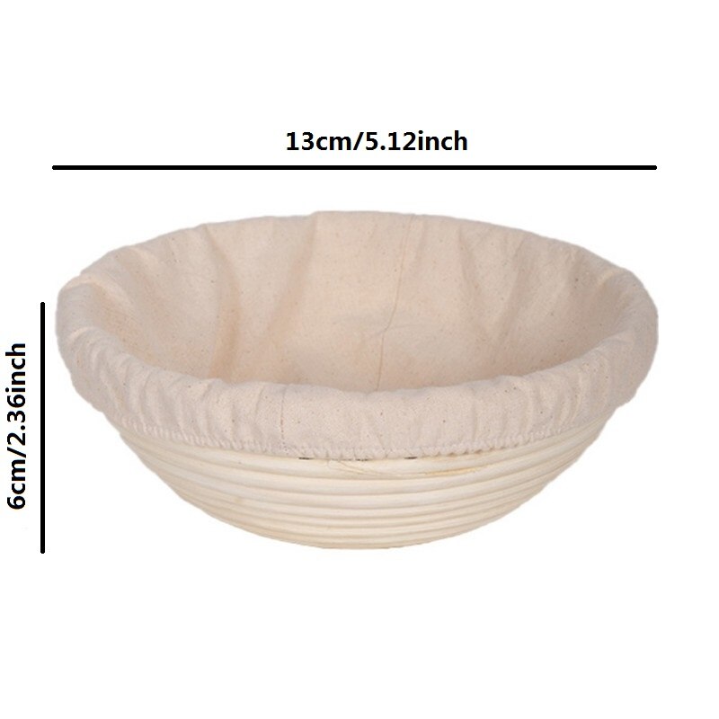 Oval Dough Banneton Brotform Dougn Rattan Bread Proofing Baskets Rattan Wicker Fermentation Sourdough Basket 10 Sizes