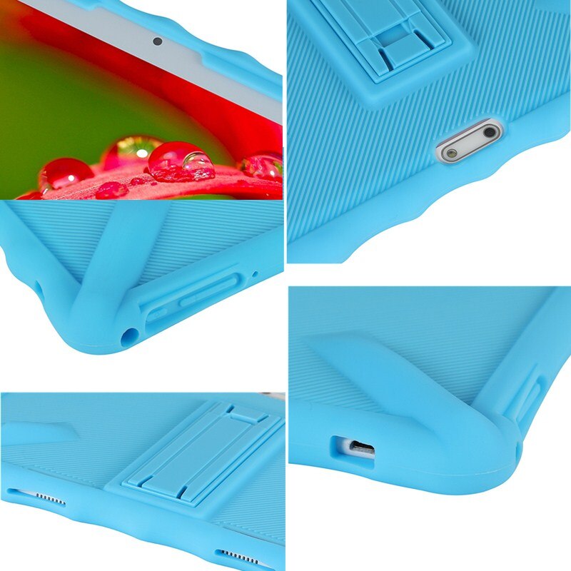 Kickstand Silicon Case For YOTOPT BEISTA Dragon Touch TOSICDO YUNTAB KXD iBowin SANNUO Max10 K10 K107 K17 (10.1&quot;) Android Tablet