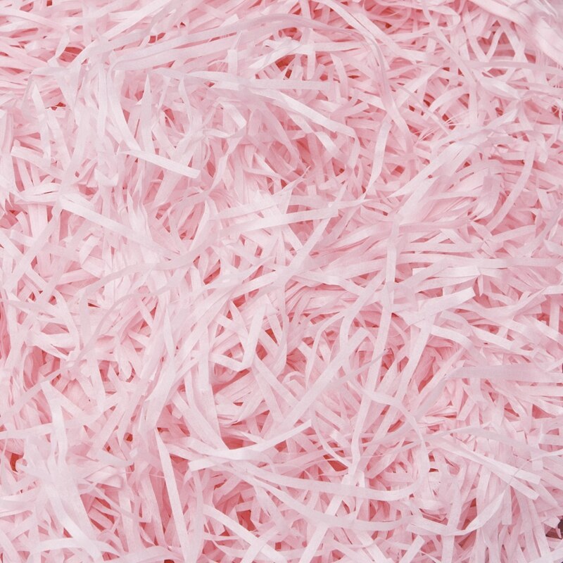 100G Luxe Roze Versnipperd Tissue Wasmand Papier Doos Snoep Verpakking