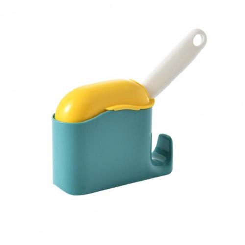 1 Set Rijst Lepel Houder Nuttig Rijst Paddle Spatel Opslag Houder 3 Kleuren Spatel Houder Case: Green