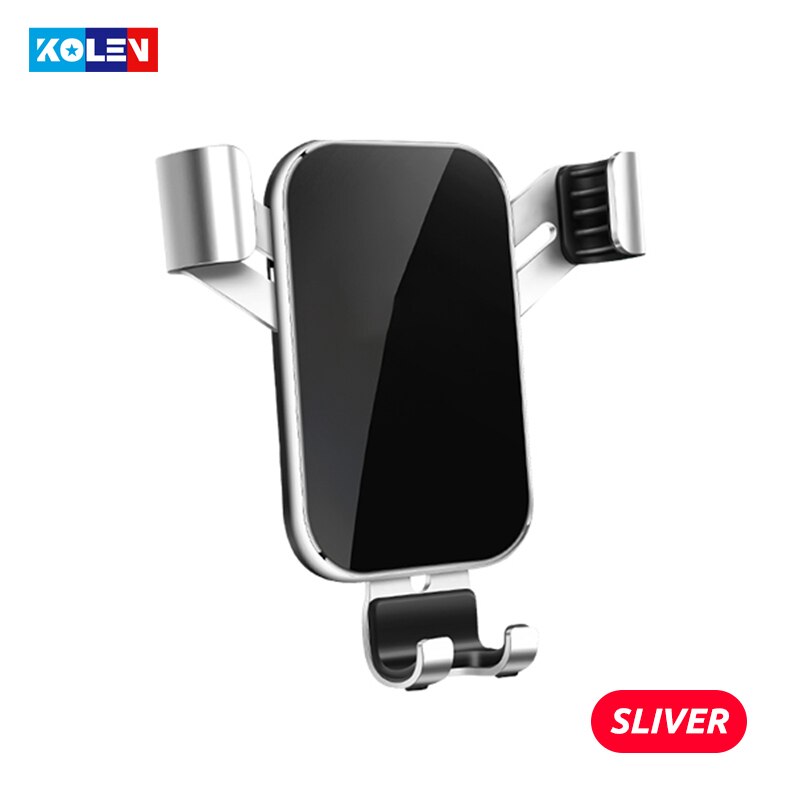 Car Mobile Phone Holder For Mercedes Benz B Class W264 W242 B180 B200 B250 GPS Air Vent Gravity Mount Bracket Stand: Sliver
