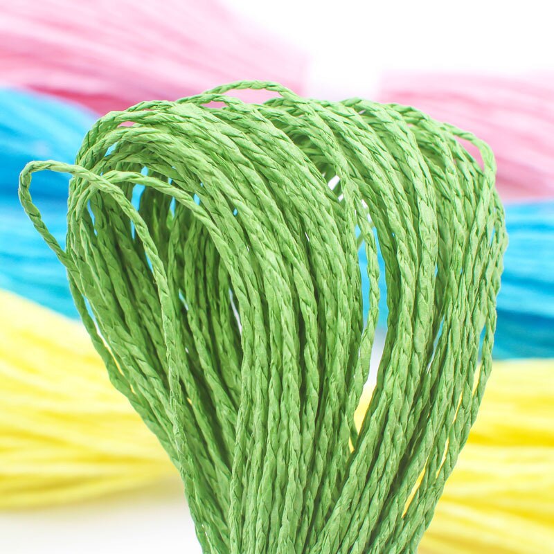 30m Double-strand Color Paper Rope 2mm Diameter DIY Hand-knitted Kindergarten Art Material Toys