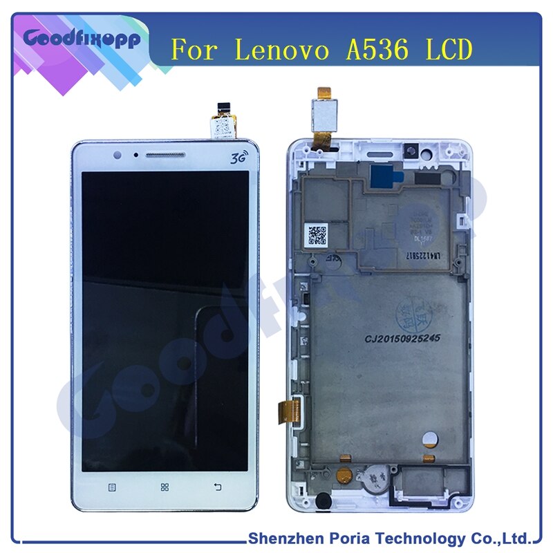For Lenovo A536 LCD Display Touch Screen Digitizer Assembly Original LCD Display For Lenovo A536 Phone Panel Replacement