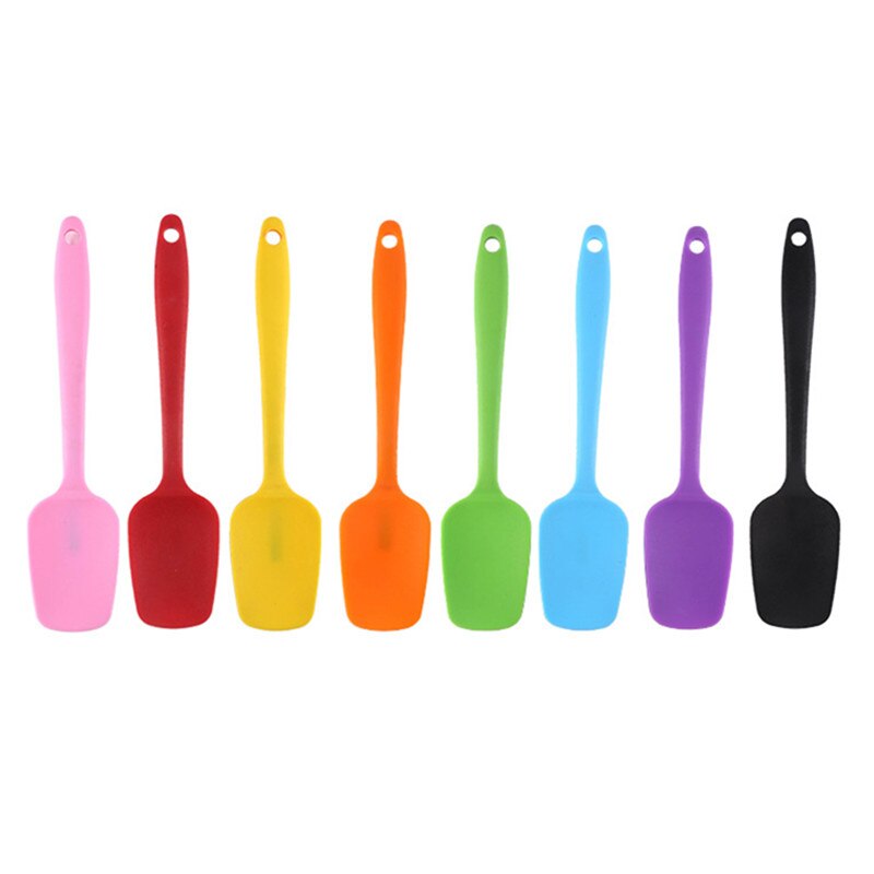 Food Grade Silicone Spatula Spoon Scraper Heat-Resistant Flexible Baking Mixing Spoon Buttter Ice Cream Scoop Kitchen Tools