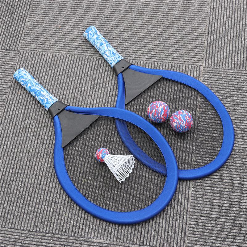 1Set Kinderen Tennisracket Kids Palying Badminton Ovale Rackets Spel Rekwisieten Voor Kleuterschool Basisschool Outdoor Sport