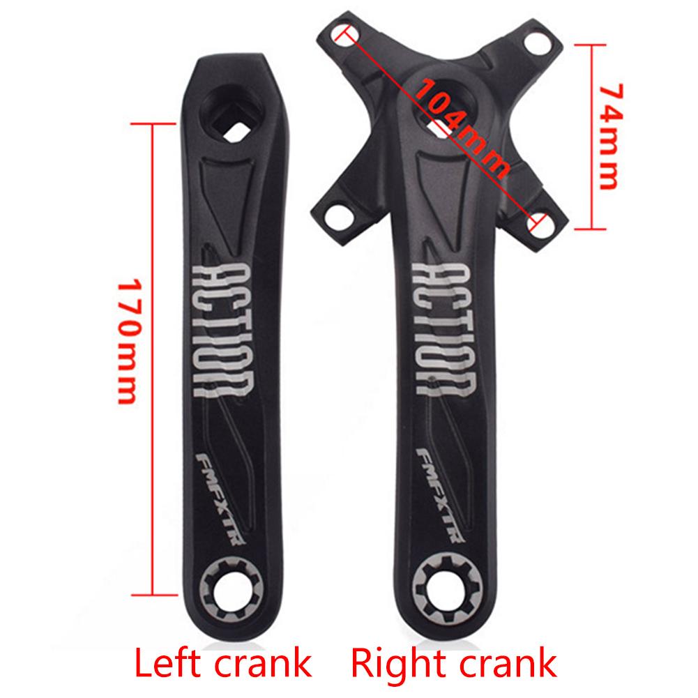 Bike Crank Arm Set Middle Shaft Ixf Mountain Bike Integrated Hollow Crank Left And Right Set Bottom Bracket Kit
