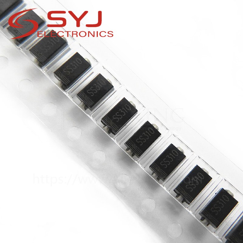 100 pzas SMA diodo rectificador de 1N5819 SS14 1N5822 SS34 SR160 SS16 1N5817 SS12 SR1100 SS110 SR360 SS36 SR240 SS24 SR2100 SS210 SS310