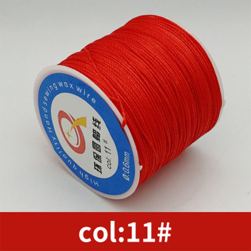 0.6mm tondo filo cerato filo di cera filo di cucitura filo per artigianato in pelle filo da cucito gioielli fai da te tariffa hilos para coser: Cielo Blu