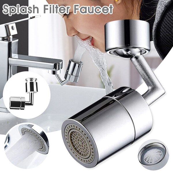 Universal Movable Tap Head 720 Dgree Rotatable Filter Nozzle Swivel Tap Kitchen Faucet Head