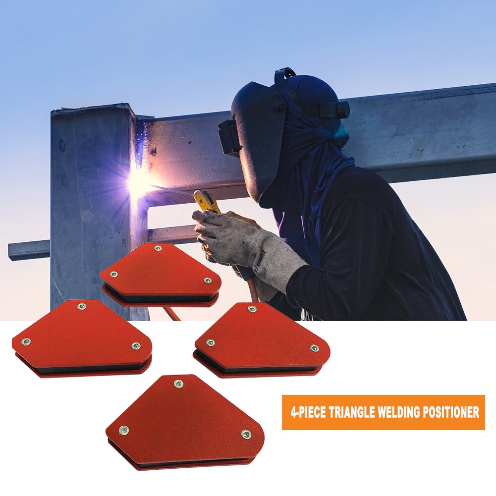 4 pièces forte magnétique soudage aimants support positionneur accessoires soudage localisateur soudage outils électriques accessoires