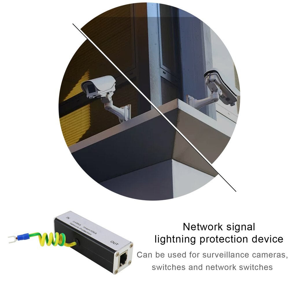 Network Lightning Protection Device Single-channel Lightning Arrester Protection Device Surge Protective Device YF-B1-MC