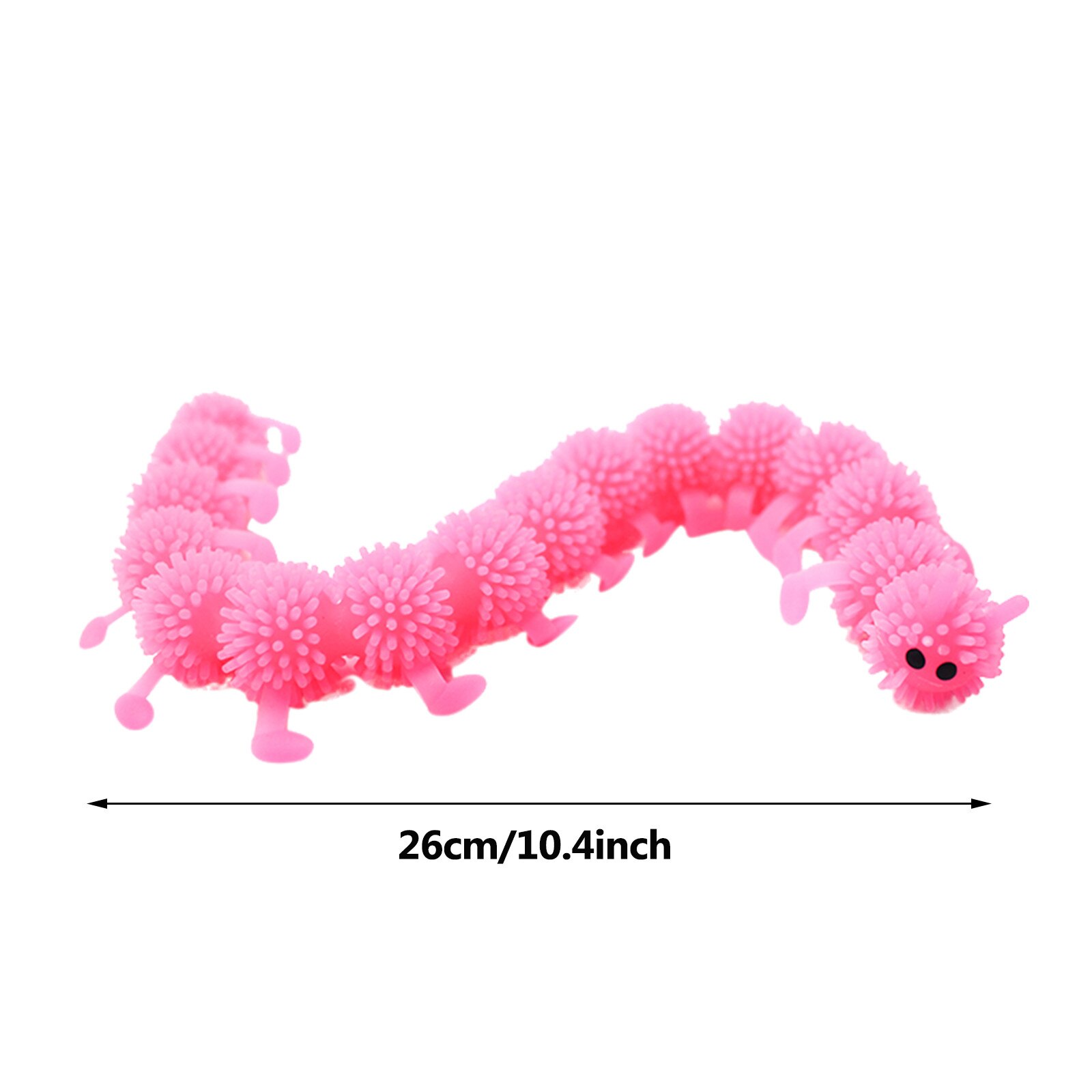 16 nós caterpillar alivia o estresse brinquedo fisioterapia libera o estresse ajuda aliviada brinquedos de descompressão artefato