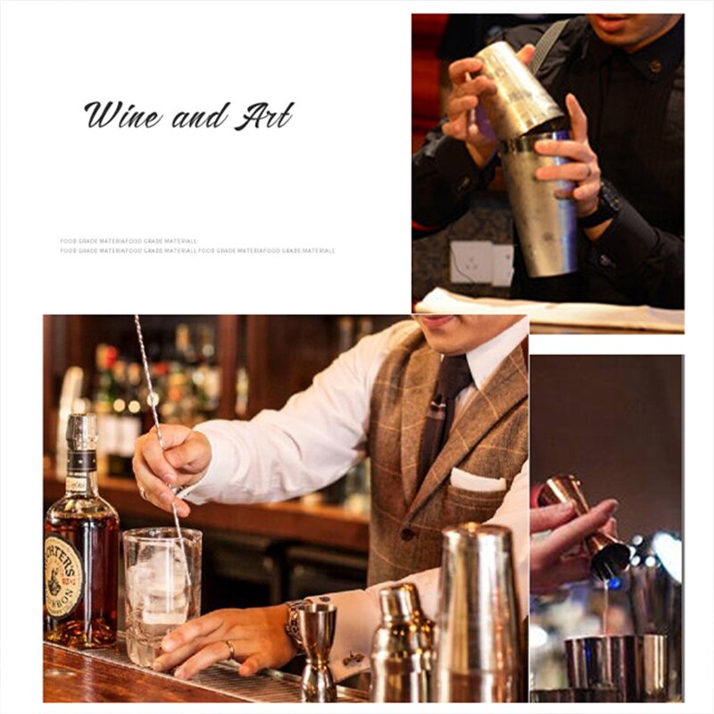 Coctelera Boston de acero inoxidable, taza de lata, coctelera para barman, coctelera para barman, bebida para , Bar, herramienta para Bartender 29Oz/19Oz