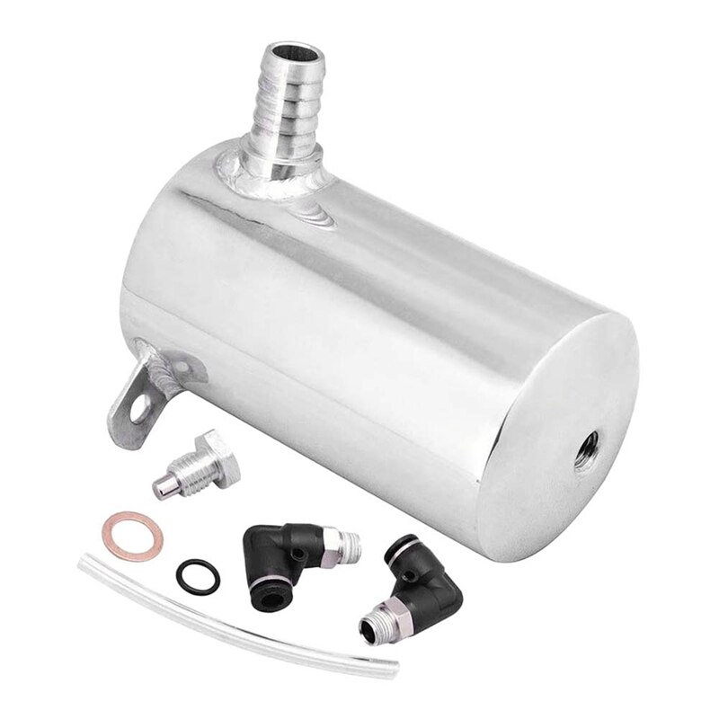 2X19MM 500Ml Car Universal Oil Collection Tank Oil Storage Tank Oil Breathable Pot Engine Fuel Separator
