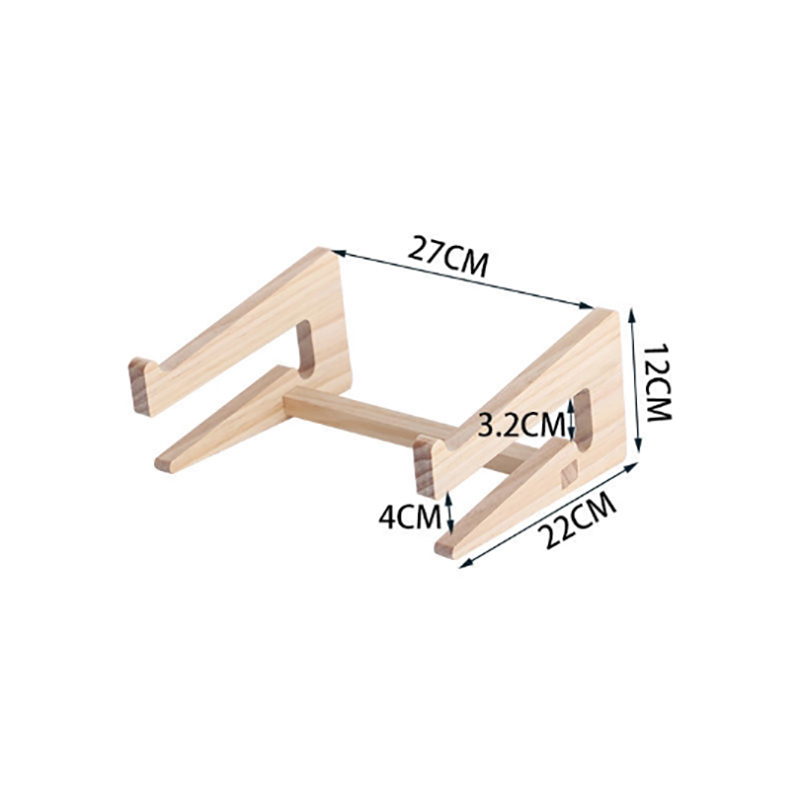 Universal- Holz Laptop Halfter Abnehmbare Basis Stehen Computer Kühlung Halterung Geeignet Für Notizbuch Laptop Tablette 10-17 Zoll
