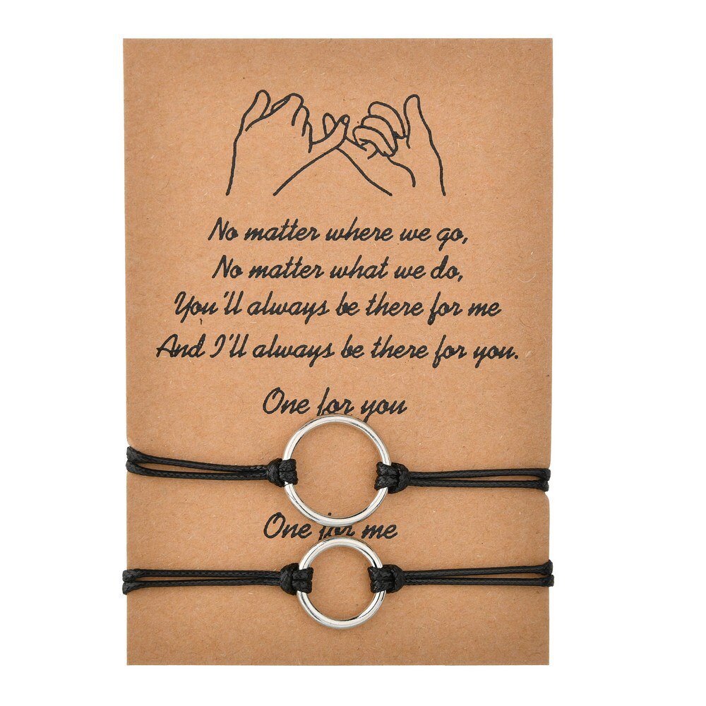 Charmsmic 2 PZ/SET Infinity Otto Braccialetti di Corda Per Le Donne Nuovo In Rilievo Braccialetti Con Ciondoli di San valentino giorno Per Sempre Amante del Regalo Dei Monili