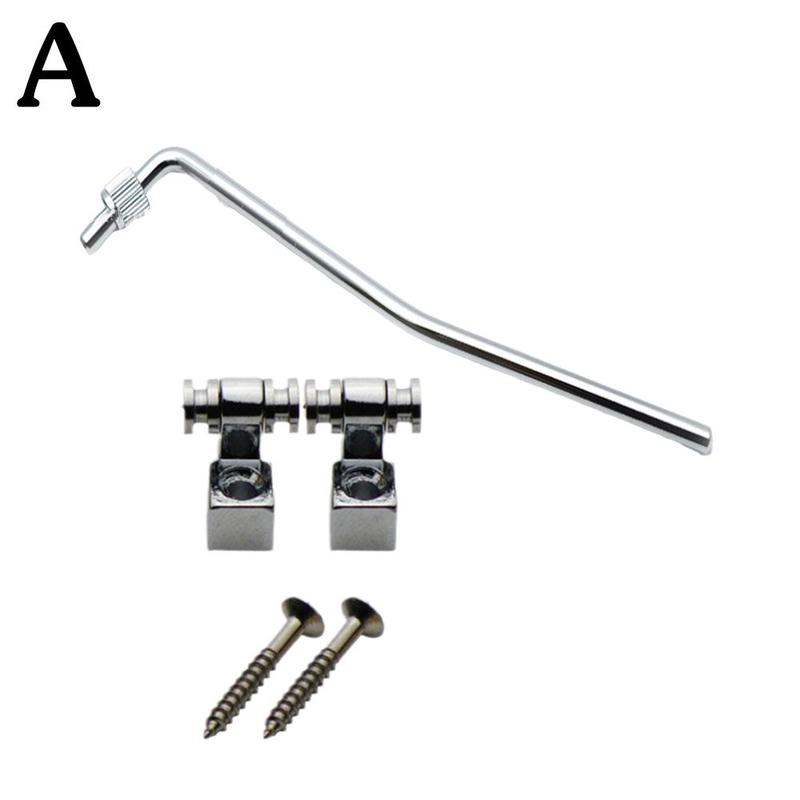 Guitar Tremolo Bridge Tremolo Arm Whammy Bar En Arm Socket Jack Voor Elektrische Gitaar Accessoires Onderdelen M6f3: Silver