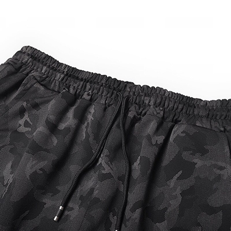 Pantalones deportivos de camuflaje para hombre, pantalón informal de talla grande, cintura elástica, de talla grande, 7XL