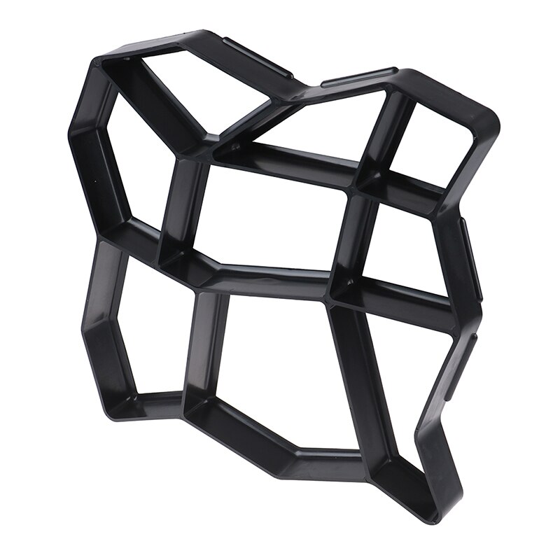 1PC Plastic Floor Compression Moulds Manually Propylene Paving Cement Concrete Mould Garden Art Pavement Mold Tool