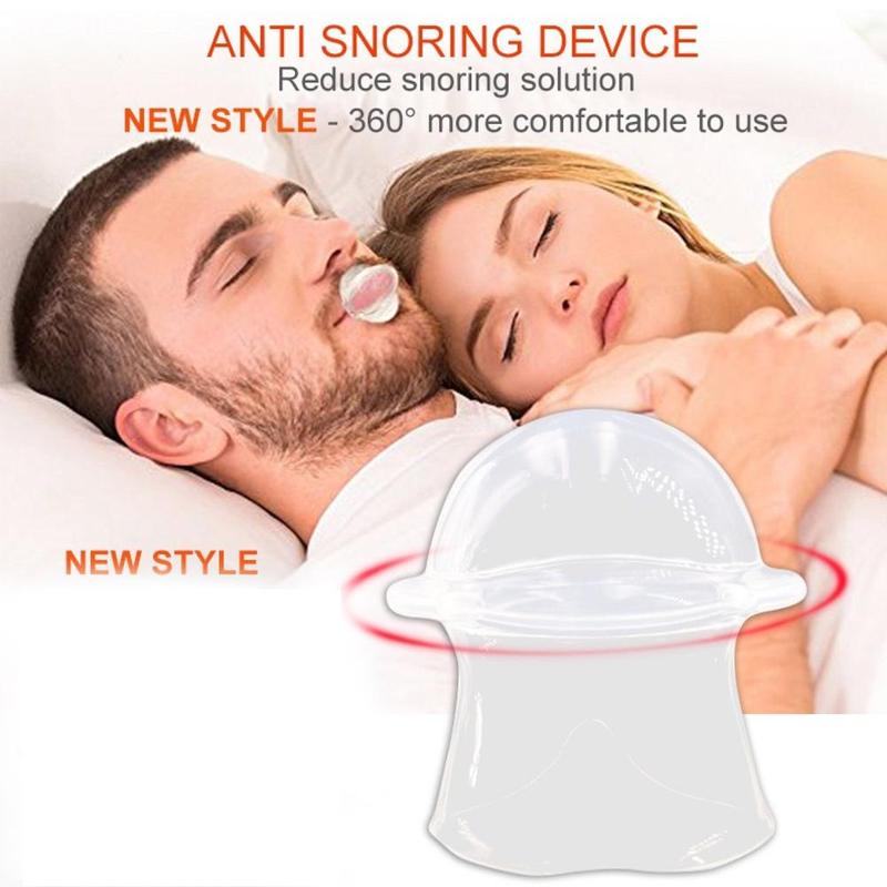 Gezondheidszorg Siliconen Anti Snurken Tong Behoud Ademen Apneu Apparaat Aid Oplossing Snore Stop Guard Night Slaap Tool Sn