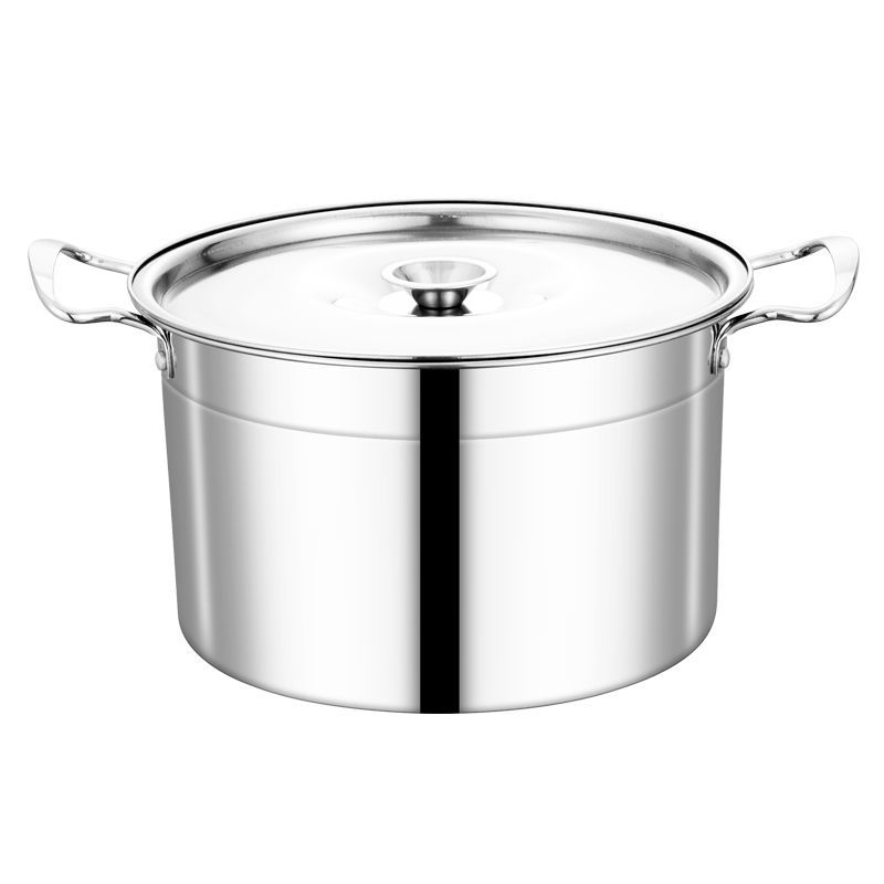 Suppe Topf Edelstahl Topf Eintopf Topf Suppe Hause Induktion Herde Topf mit Deckel Schmalz Panzer Gewürz Panzer Topf Miso sofortig Topf Küche